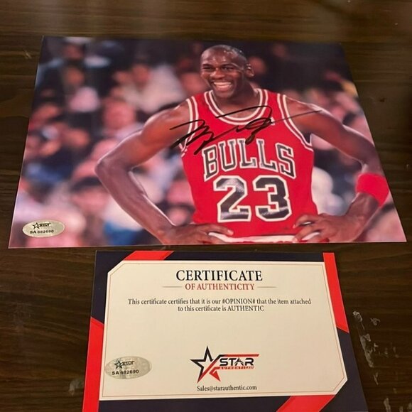 Michael Jordan  autographed 8x10 photo - Picture 1 of 1